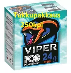 FOB Viber Steel 12/70 24g 7 2,5mm 250kpl - Urheilupatruunat - 3268790011362250 - 1
