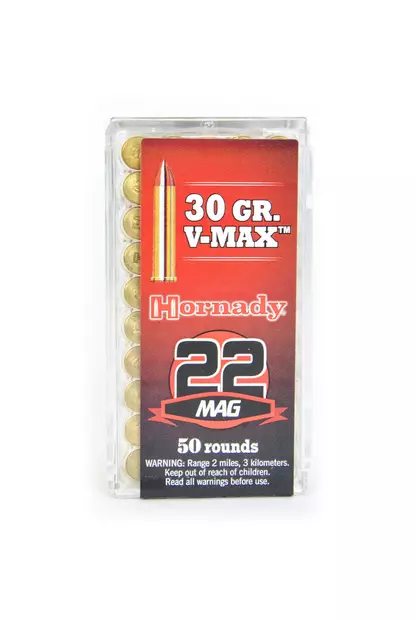 Hornady 22WMR 30gr V-Maxr - Pienoiskiväärin ja pistoolin patruunat - 090255832020 - 1