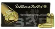 Sellier&Bellot 9mm Luger FMJ 1000kpl - Pienoiskiväärin ja pistoolin patruunat - 8590690310410 - 1