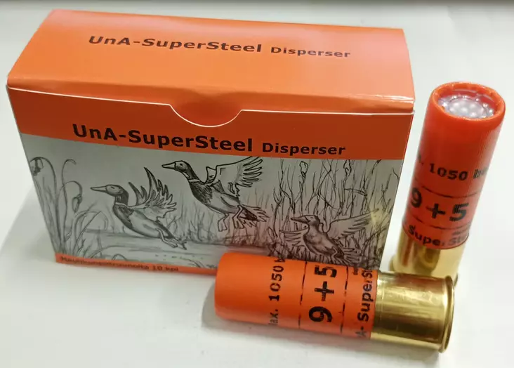 UnA 12/70 32g SuperSteel Disperser 9+5 - Korvaavat patruunat - 6430068626470 - 1