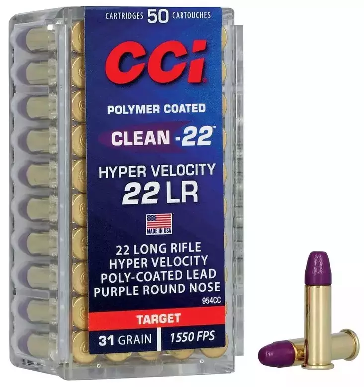 CCI .22lr Clean-22 HV 472m/s 2g - Pienoiskiväärin ja pistoolin patruunat - 604544688870 - 1