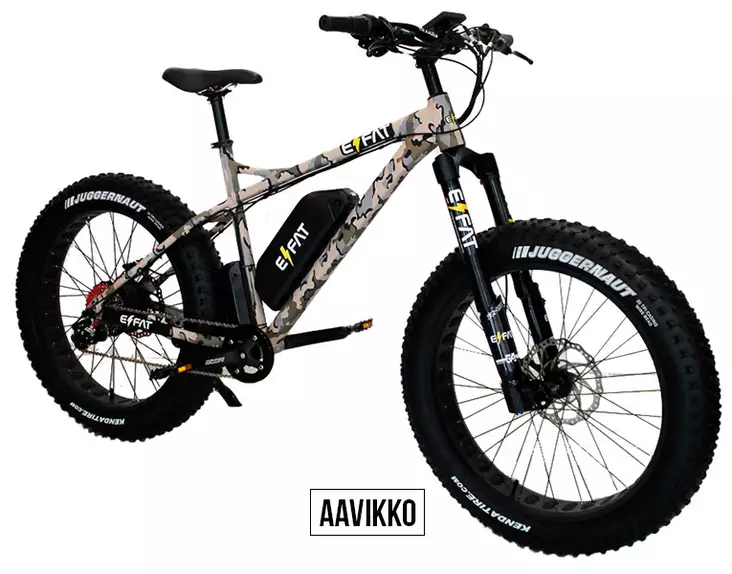 E/FAT 1000W sähköpyörä S/18" Camo - E Fat sähköpolkupyörät - 6999000010040 - 1