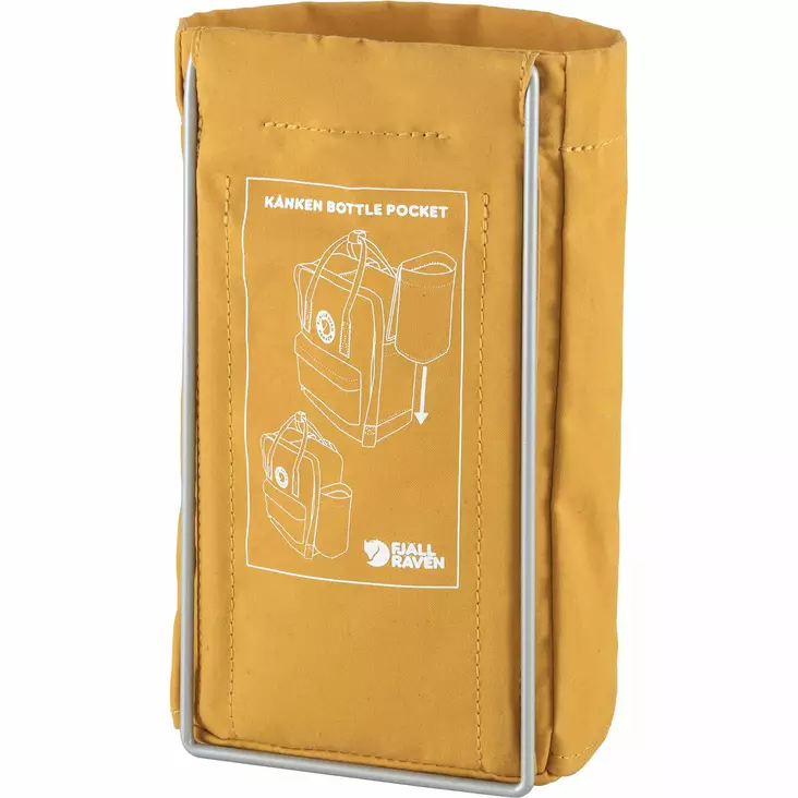Fjällräven Kånken Bottle Pocket Ochre - Fjällräven Kånken lisävarusteet - 7323450680190 - 1