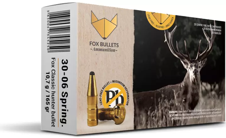 Fox Bullets .30-06 10,7g Classic Hunter - 12/70 Lyijy - 3830067345250 - 1