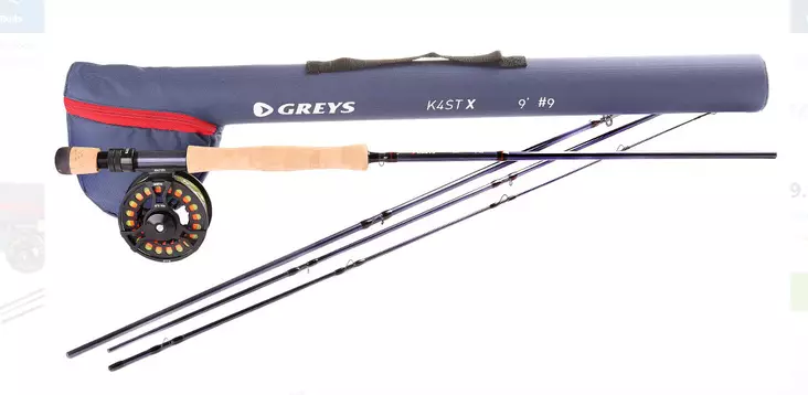 Greys K4ST X 9' 9#, perhosetti - Perhokalastusvavat ja setit - 043388470720 - 1