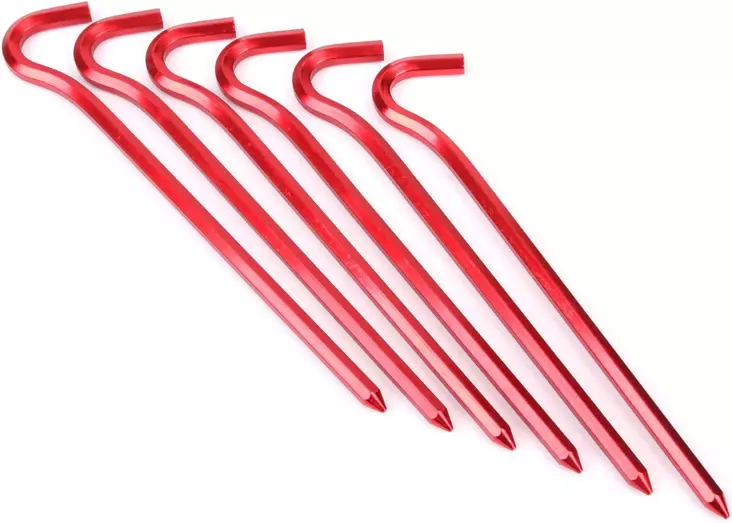 Haghus Hexagon Al, telttakiilat 6kpl. - Teltat, makuualustat ja riippumatot - 6438212103570 - 1