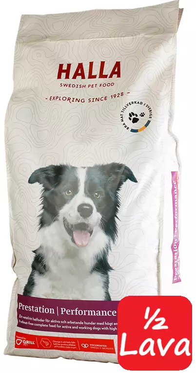 Halla Prestation 15kg - 18 säkkiä - Halla koiranruoka - 7350003232630 - 1