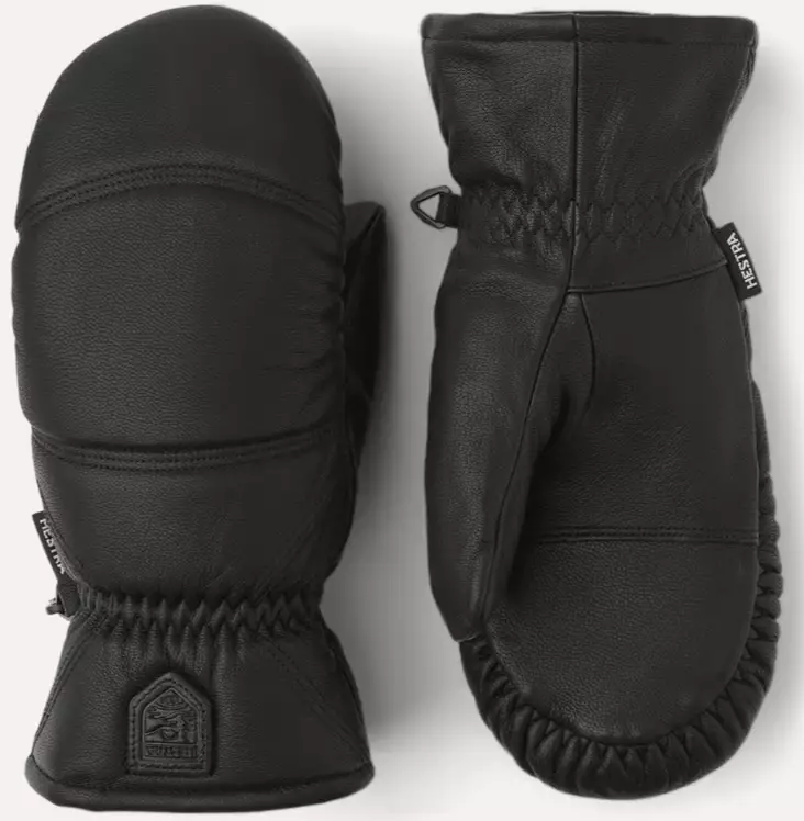 Hestra Leather Box Black, nahkarukkanen - Käsineet - 7332540648520 - 1