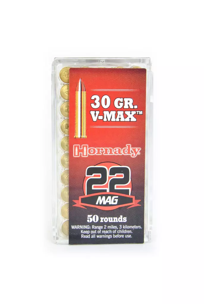 Hornady 22WMR 30gr V-Maxr - Pienoiskiväärin ja pistoolin patruunat - 090255832020 - 1