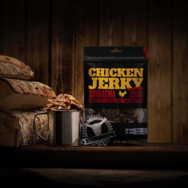 Kuivalihakundi Chicken Jerky - Retkiruoka- Retkimuona- Vaellusruoka - 6430063300160 - 1