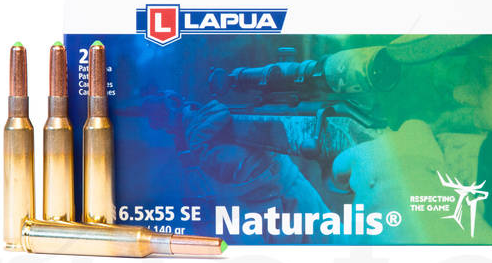 Lapua 6,5x47 Naturalis 9,1g / 140gr - Lapua - 6418267103510 - 2