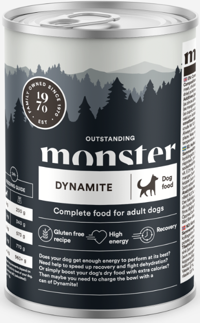 Monster Dog Adult Dynamite 400g - Koiranruoka ja herkut - 7350040126110 - 1