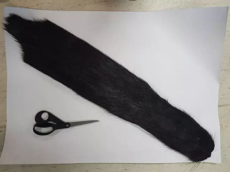 Nutria kokonainen nahka, Dark Brown - Luonnolliset perhomateriaalit - 0699901459460 - 1