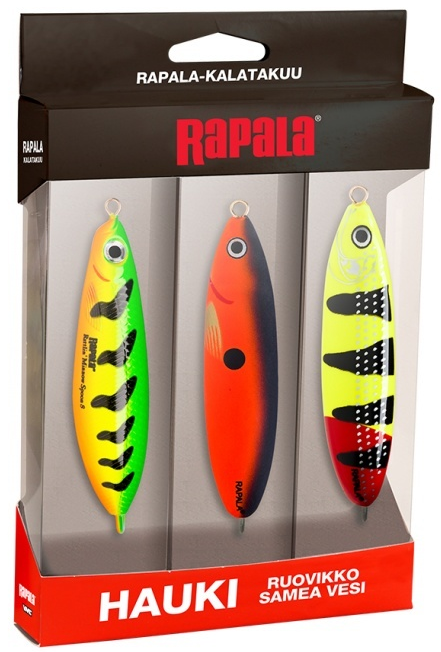 Rapala kalatakuu, Hauki Samea Vesi - Heittoperhot ja uistinlajitelmat - 6416173026220 - 1