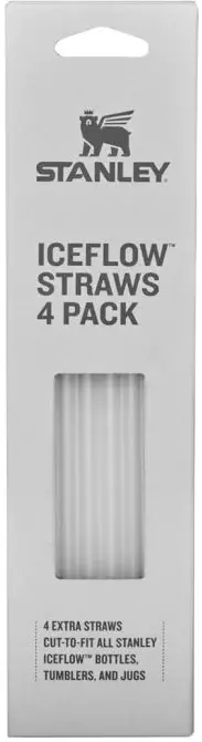 Stanley IceFlow Straw, pilli 4kpl - Ruoanlaitto, termos- ja juomapullot - 1210001943650 - 1