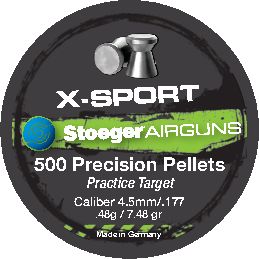 Stoeger X-Sport flat 4,5mm - Ilmakiväärin luodit - 037084303710 - 1