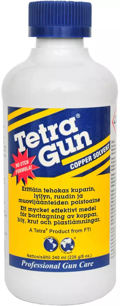 Tetra Gun Copper Solvent 240ml - Aseenhoitotuotteet - 053371006010 - 1
