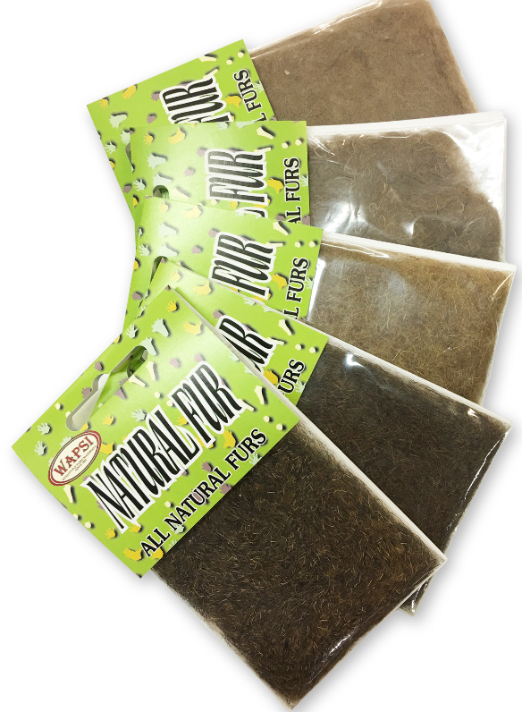 Wapsi Natural Fur Dubbing - Synteettiset perhomateriaalit - 05352610910 - 1