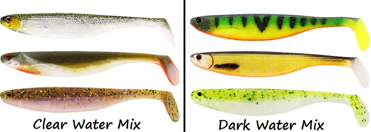 Westin ShadTeez Slim 10cm 6g, 3kpl Mix - Jigit ja Shadit - P022-1000-010 - 1