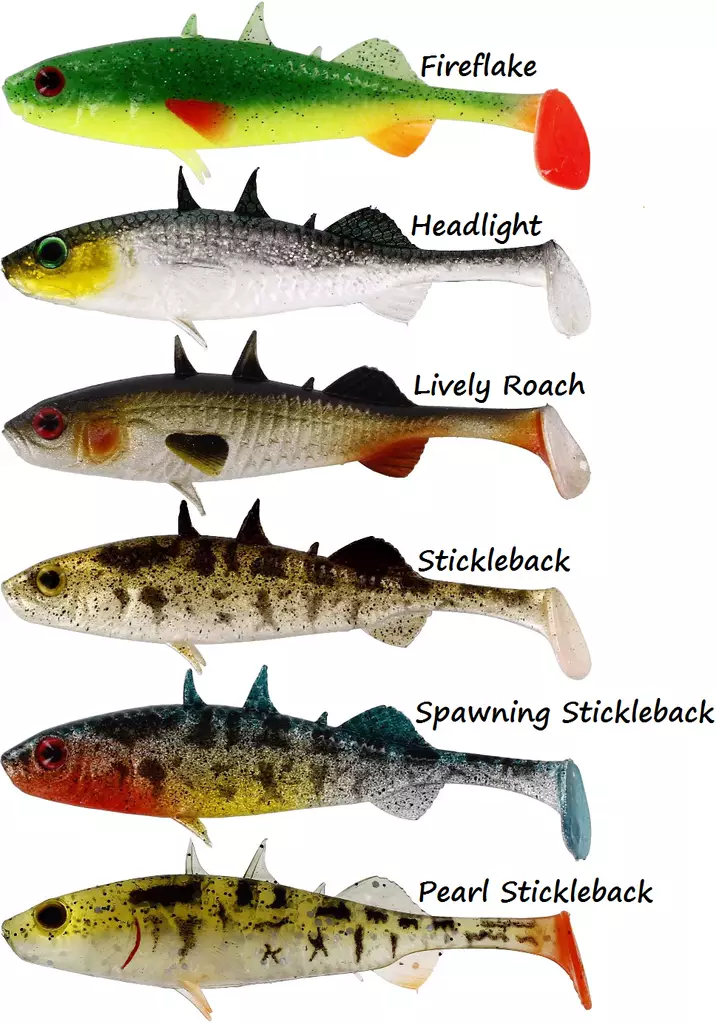 Westin Stanley the Stickleback 9cm 5kpl - Jigit ja Shadit - P011-318-000 - 1