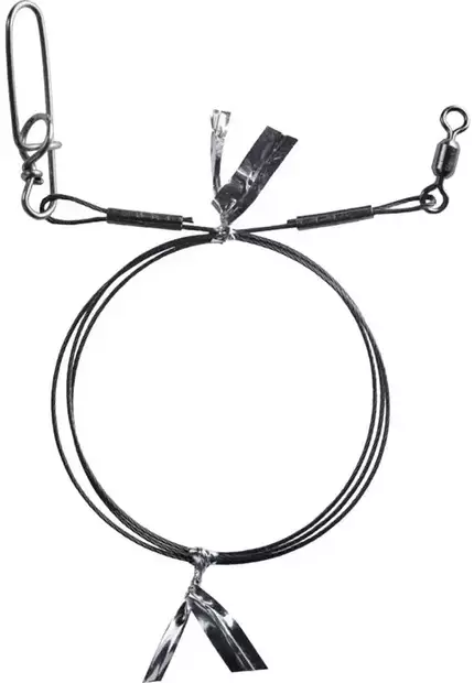 BKK 7x7 Wire Leader Pike Snap, peruke - Perukkeet ja Lukot - 6941780957821 - 1
