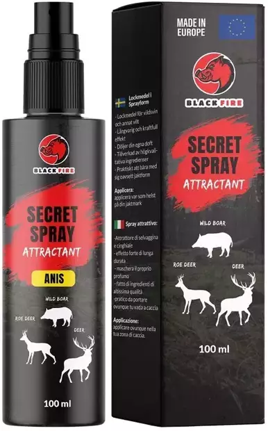 BlackFire Secret Spray houkutushajuste - Hajusteet ja Ravintohoukuttimet - 4250392319921 - 1