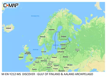 C-Map Continental karttakortti Y212 - Kaikuluotain tarvikkeet - 9420064119301 - 1