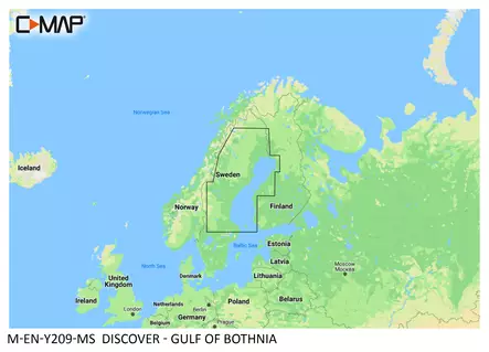 C-Map Discover karttakortti M-EN-Y209-MS - Kaikuluotain tarvikkeet - 9420064119271 - 1