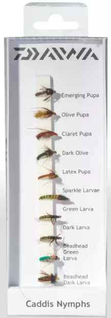 Daiwa perholajitelma, Caddis Nymphs - Valmisperhot - 5055545200731 - 1
