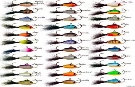 Pilkkipaja Nappula 38mm 5g - Tasapainopilkit, pystypilkit, mormuskat - 8949461894921 - 1