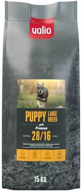 Valio Puppy Large Breed 15kg 26/16 - Valio koiranruoka - 6438347000041 - 1