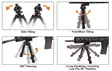 Bipodi Leapers UTG Heavy Duty Recon 360 - Asetarvikkeet - 4717385551541 - 4