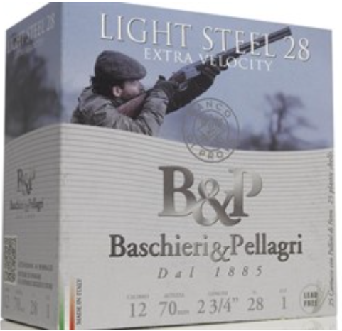 B&P 12/70 28g Light Steel - Korvaavat patruunat - 8034134049911 - 1