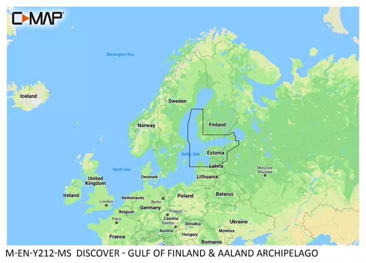 C-Map Continental karttakortti Y212 - Kaikuluotain tarvikkeet - 9420064119301 - 1