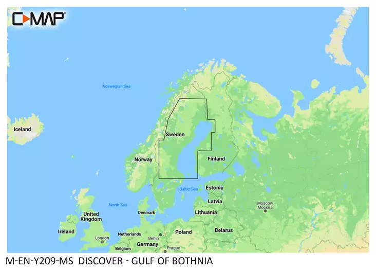 C-Map Discover karttakortti M-EN-Y209-MS - Kaikuluotain tarvikkeet - 9420064119271 - 1