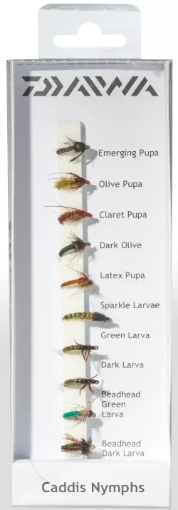 Daiwa perholajitelma, Caddis Nymphs - Valmisperhot - 5055545200731 - 1