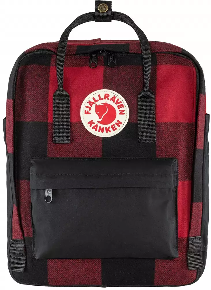 Fjällräven Kånken-reppu Re-Wool, Red Blk - Fjällräven Kånken - 7323450634841 - 1