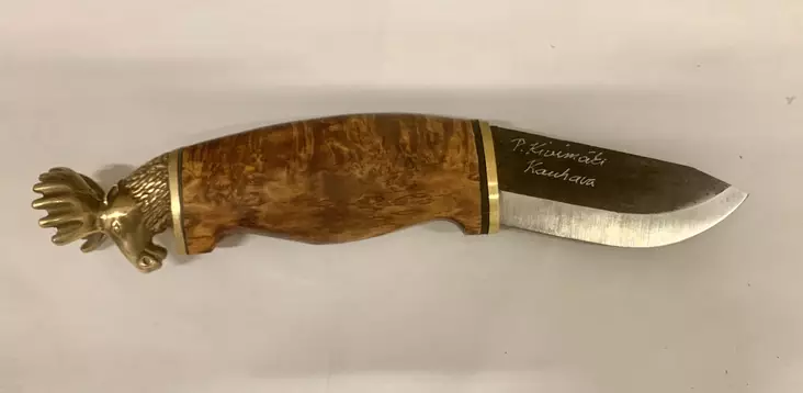 Hirvenpää puukko 10cm terä, kotimainen - Muut puukot - 069990001 - 1