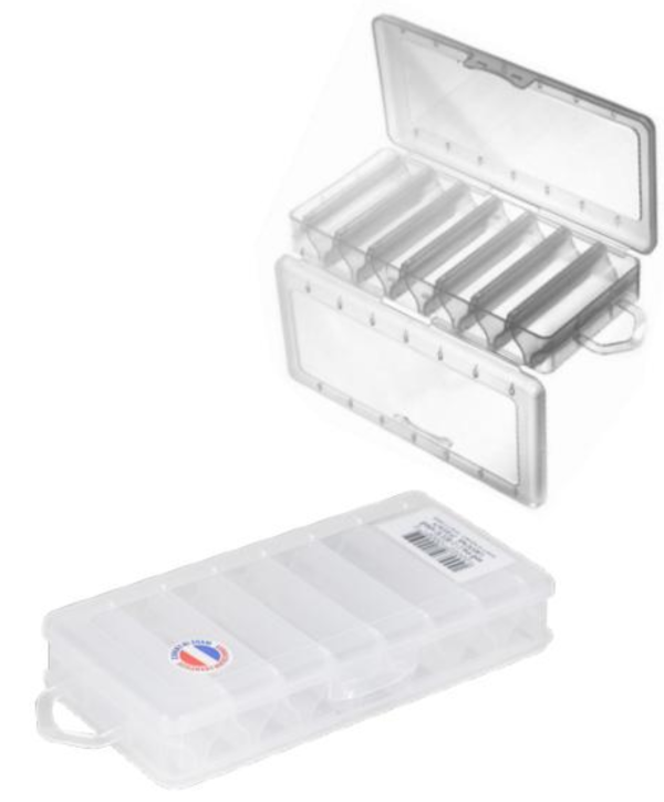 Kaksipuoleinen rasia, 190x95x34 - Kalastuspakit ja Tarvikkeet - 3760001035551 - 1