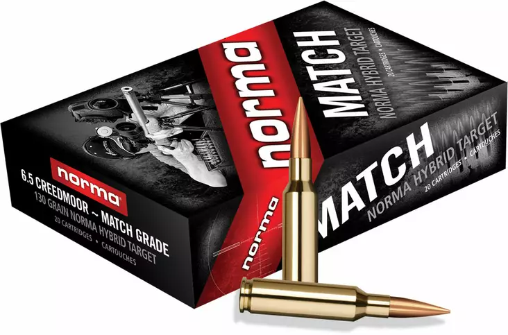 Norma 6,5 Creedmoor USA Match HPBT 8,4g - Norma - 7393923320151 - 1