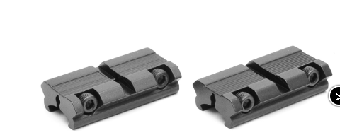 Picatinny adapteri 11mm kiskoon, 2 os. - Kiikarijalat ja linssinsuojat - 812649011671 - 1