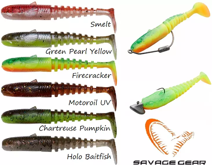 Savage Gear Gobster Shad 7,5cm 5g, 5kpl - Jigit ja Shadit - 5706301769351 - 1