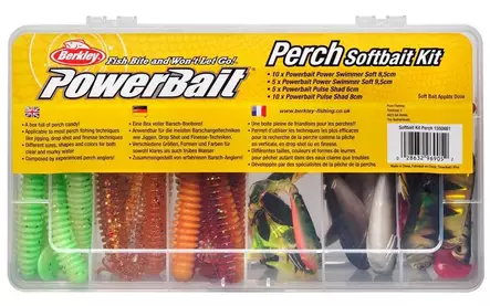 Berkley PowerBait Softbait Kit - Jigit ja Shadit - 028632969052 - 2