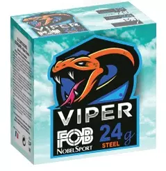 FOB Viber Steel 12/70 24g 7 2,5mm 25kpl - Urheilupatruunat - 3268790011362 - 1