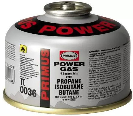 Primus Power Gas 100G kaasupatruuna - Primus Retkeilytarvikkeet - 7330033911732 - 1