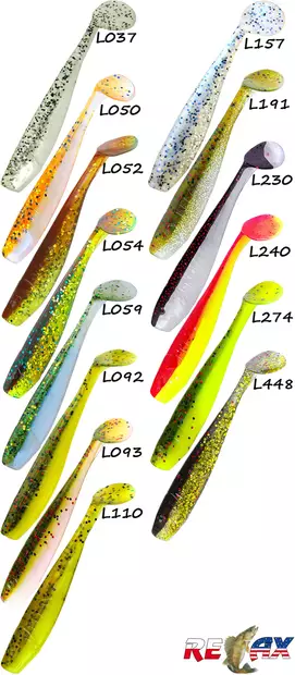 Relax King Shad 3" jigit - Jigit ja Shadit - 25-RKS3-L052 - 1