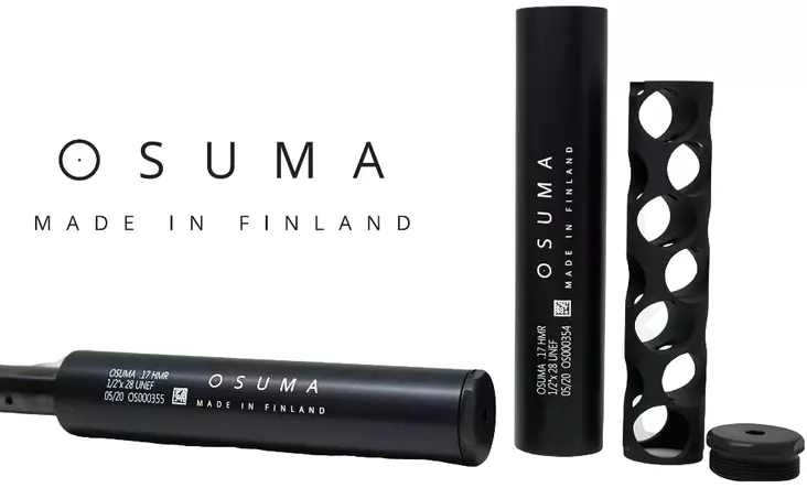 Äänenvaimennin Osuma .17 HMR - Äänenvaimentimet - 6430068623332 - 1