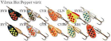 Blue Fox Vibrax 2 Hot Pepper 6g - Lipat - 027752020292 - 1