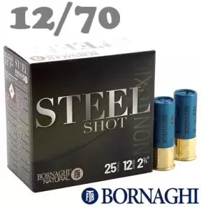 Bornaghi 12/70 Steel Shot 34g - Korvaavat patruunat - 80514960243242 - 1