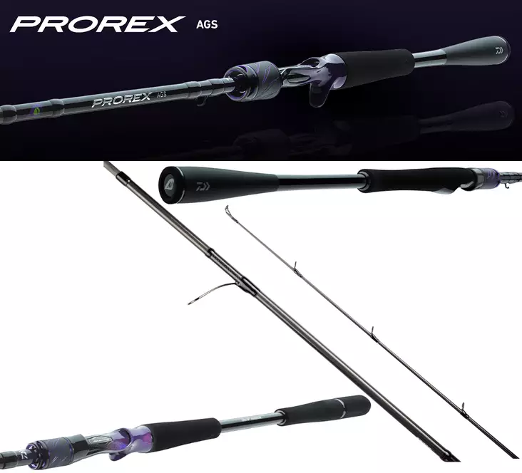 Daiwa Prorex AGS 7'3" 3-18g, TwitchJerk - Hyrrä- ja umpikelavavat - 5055545251832 - 1